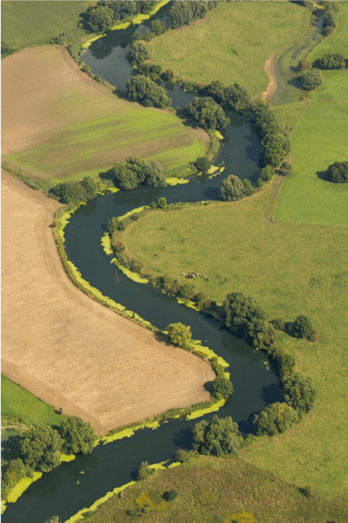Rivière en serpentin