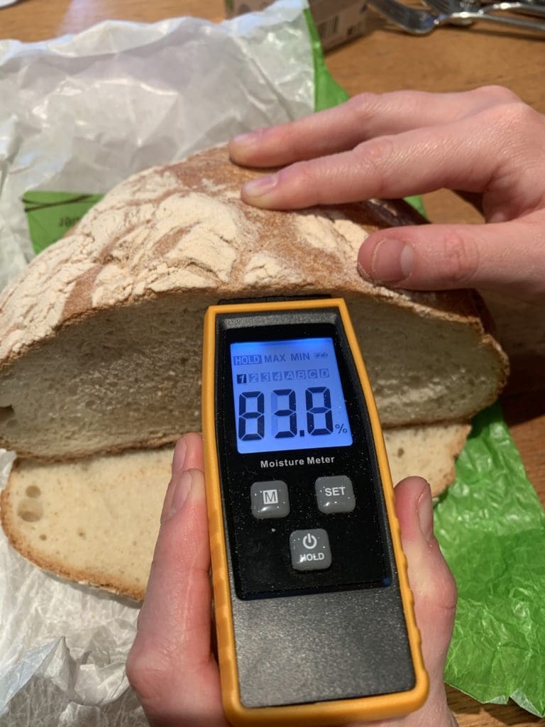 mesure de l'eau biodynamisée en boulangerie
